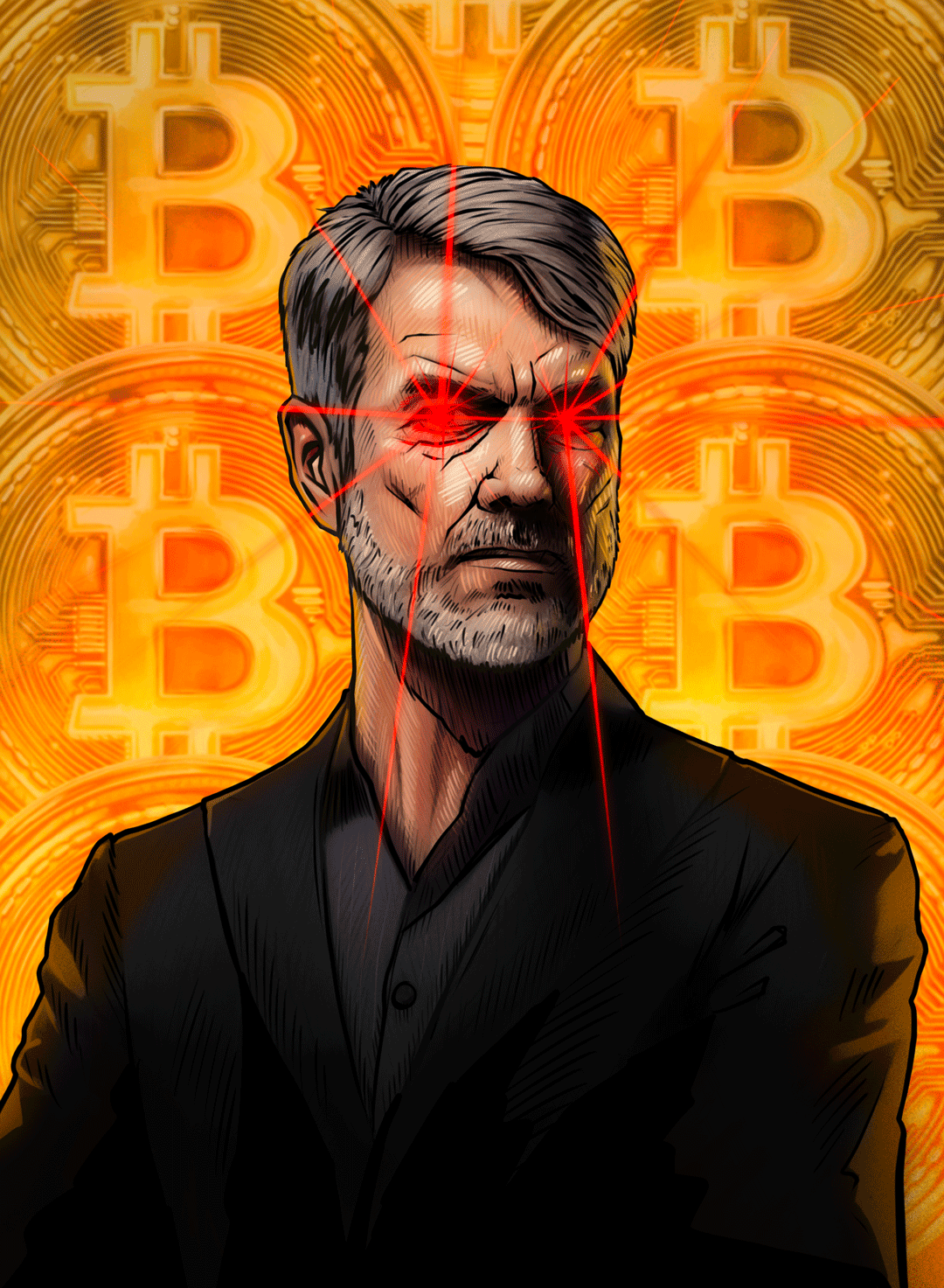 "Michael Saylor" – 8X10 Limited Edition Art Print