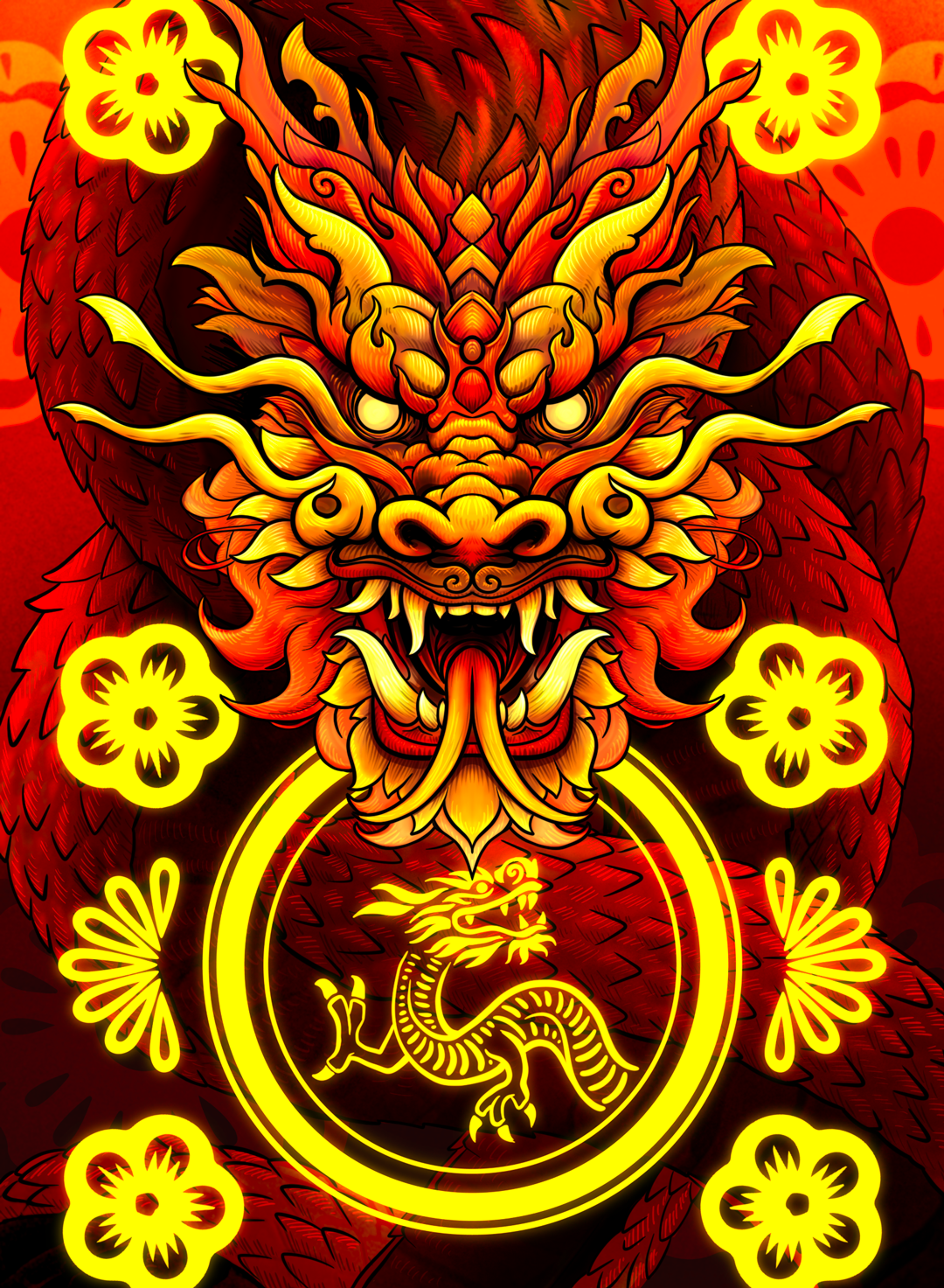 "Year of the Dragon" – 5X7 Limited Edition Art Print