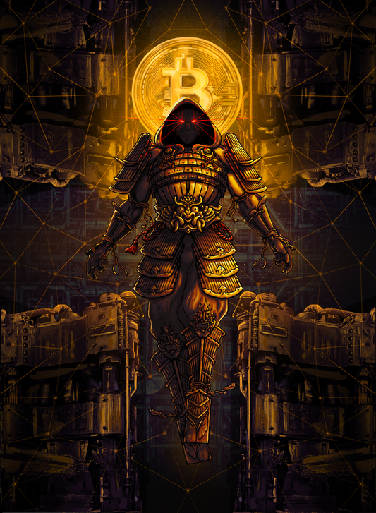 "Satoshi - Samurai" – (original) 5X7 Limited Edition Art Print