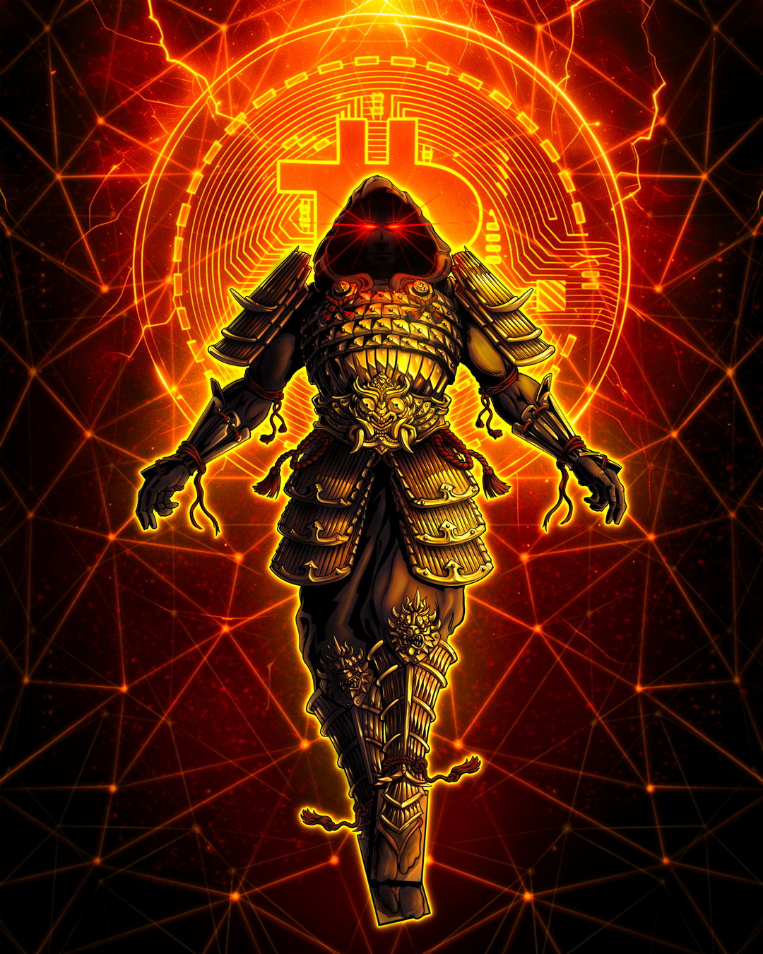 "Satoshi - Samurai" – (Upgraded) 16x20 Limited Edition Art Print