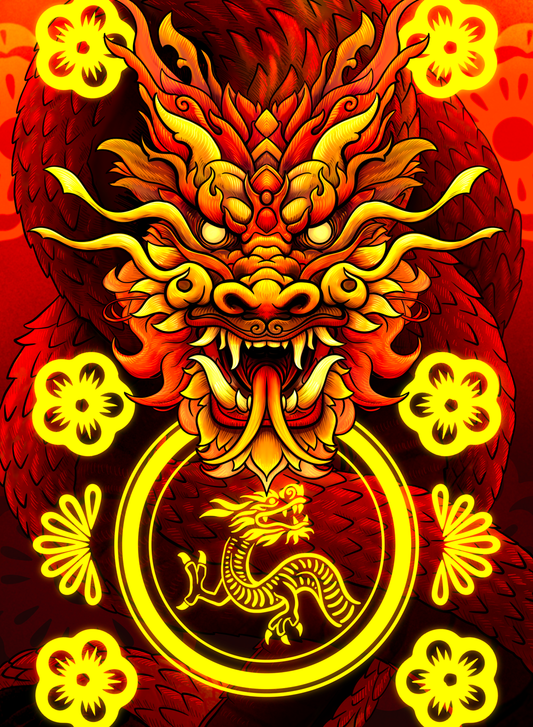 "Year of the Dragon" – 8X10 Limited Edition Art Print
