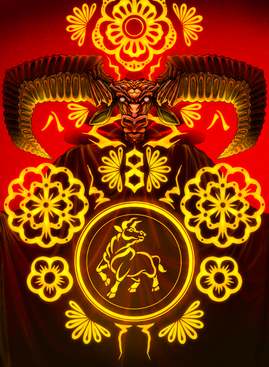 "Year of the Bull" – 5X7 Limited Edition Art Print