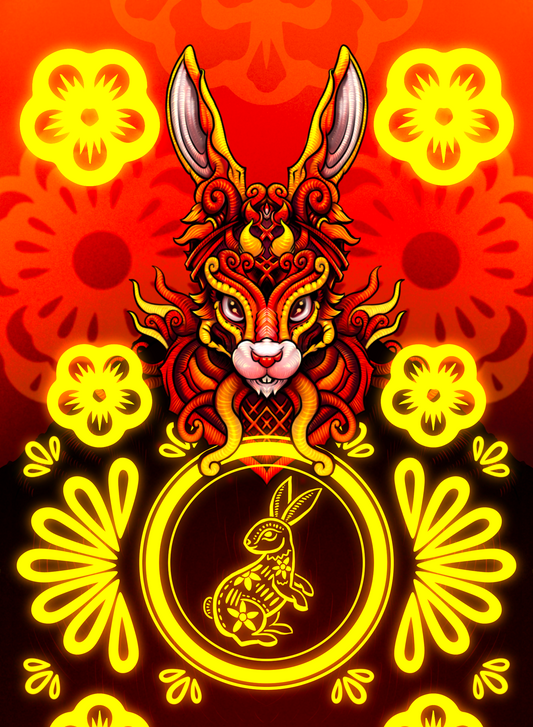 "Year of the Rabbit" – 8X10 Limited Edition Art Print